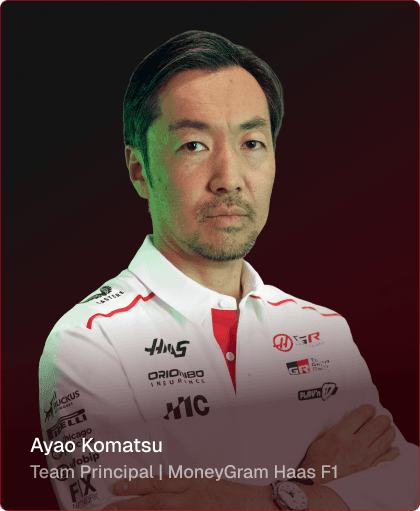 Ayao Komatsu - Team Principal | MoneyGram Haas F1